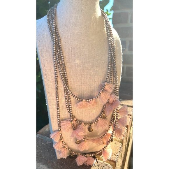 Bluma Project Luna Tassel Necklace -- 20" - Picture 4 of 8